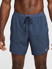 Nike Thunder Blue Dri-FIT Stride 7 Inch 2-In-1 Running Shorts - Image 3 of 7
