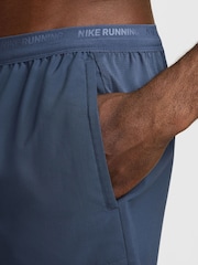 Nike Thunder Blue Dri-FIT Stride 7 Inch 2-In-1 Running Shorts - Image 4 of 7
