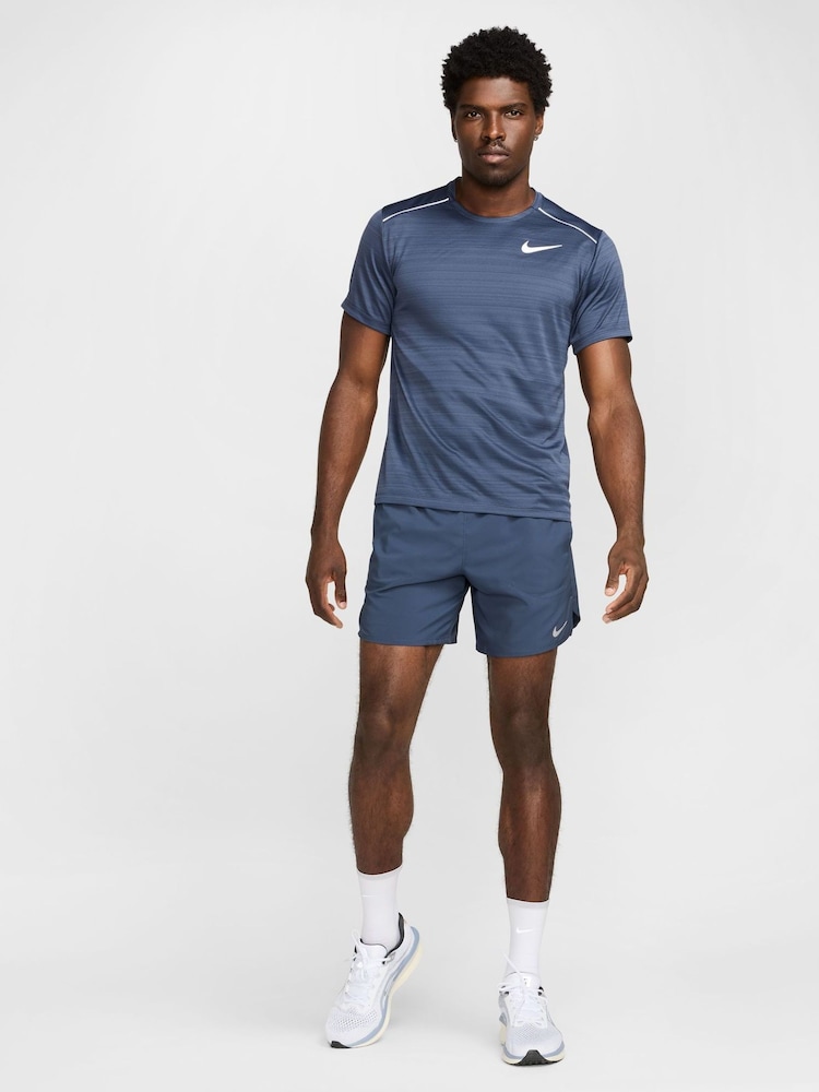 Nike Thunder Blue Dri-FIT Stride 7 Inch 2-In-1 Running Shorts - Image 7 of 7