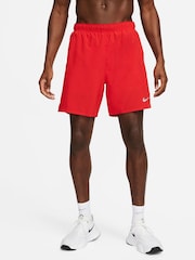Nike University Red Challenger Dri-FIT 7 inch 2-in-1 Running Shorts - Image 1 of 8