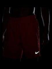 Nike University Red Challenger Dri-FIT 7 inch 2-in-1 Running Shorts - Image 8 of 8