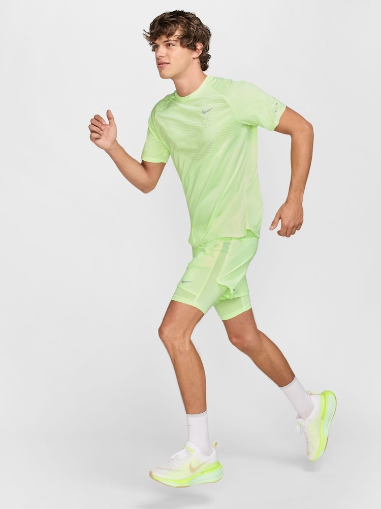 Nike Barely Volt Dri-Fit Stride 5 Inch 2-in-1 Running Shorts - Image 2 of 8