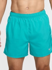 Nike Cactus Blue Dri-FIT Challenger 5 inch Brief Lined Running Shorts - Image 3 of 9