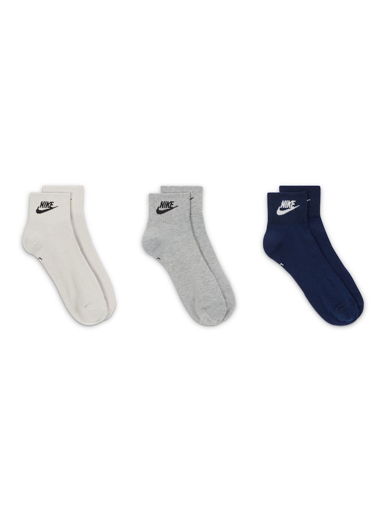 Nike Natural Everyday Essentials Socks 3 Pack - Image 3 of 4