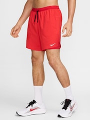 Nike University Red Dri-FIT Stride 7 Inch 2-In-1 Running Shorts - Image 1 of 12