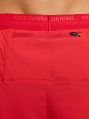 Nike University Red Dri-FIT Stride 7 Inch 2-In-1 Running Shorts - Image 9 of 12
