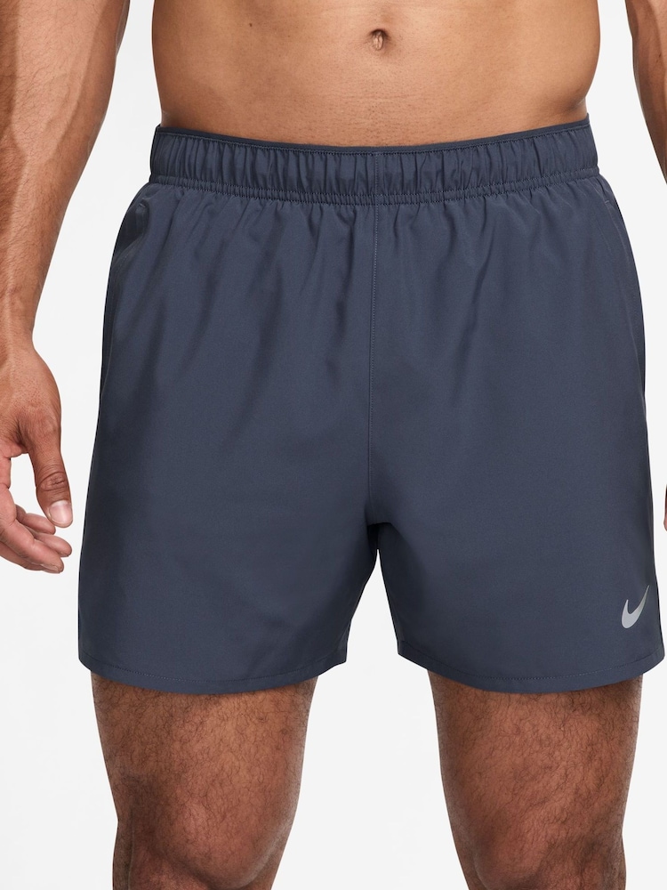 Nike Thunder Blue Dri-FIT Challenger 5 inch Brief Lined Running Shorts - Image 1 of 5