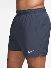 Nike Thunder Blue Dri-FIT Challenger 5 inch Brief Lined Running Shorts - Image 3 of 5