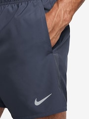 Nike Thunder Blue Dri-FIT Challenger 5 inch Brief Lined Running Shorts - Image 4 of 5