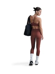 Nike Burgundy Red Zenvy Gentle Support High Waisted 7/8 Leggings - Image 2 of 6