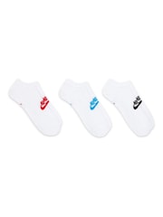 Nike Natural Everyday Essential Ankle Socks 3 Pack - Image 3 of 4