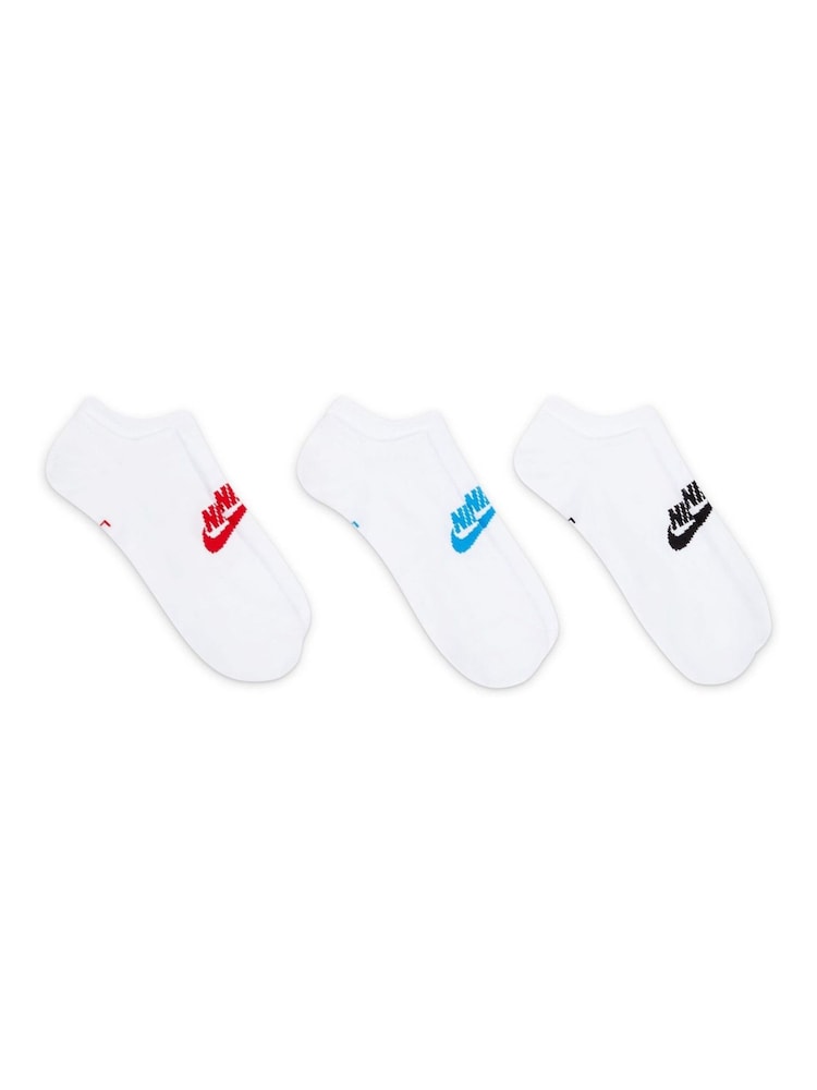 Nike Natural Everyday Essential Ankle Socks 3 Pack - Image 3 of 4