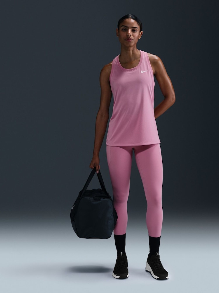 Hyper roze - Nike Dri-FIT tanktop met racerback - Image 1 of 10