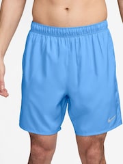 Синий в университетском стиле - Nike Challenger Dri-FIT 7 Inch 2-in-1 Running Shorts - Изображение 1 из 5