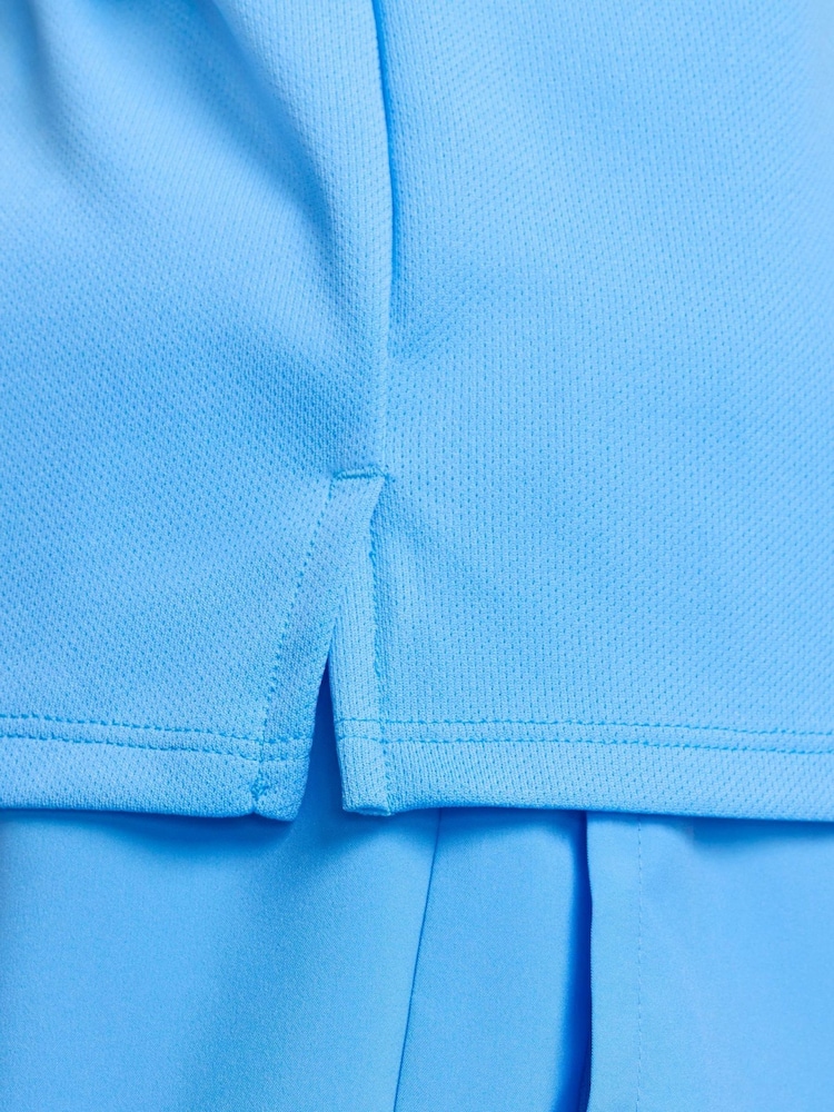 Nike University Blue Dri-FIT Miler Running Vest Top - Image 5 of 6
