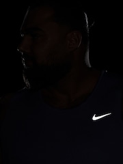 Nike Thunder Blue Dri-FIT Miler Running Vest Top - Image 7 of 8