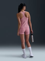 Nike Elemental Pink Medium Swoosh Support Padded Vest With Built In Sports Bra - Image 2 of 5