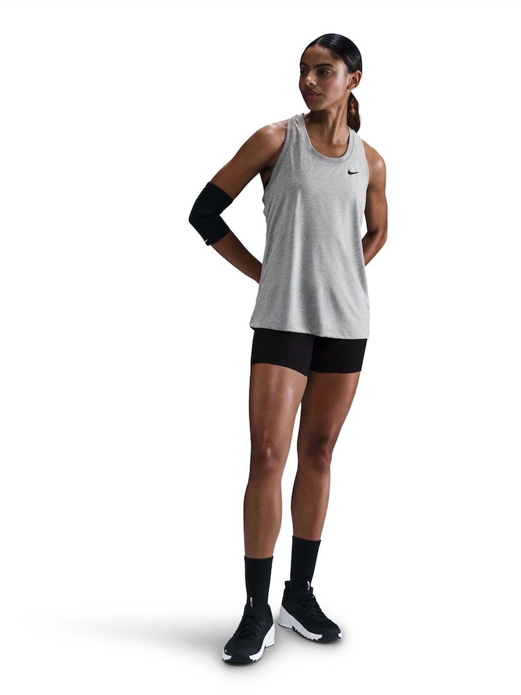 Zwart apricot oranje - Nike Dri-FIT tanktop met racerback - Image 5 of 11