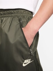 Nike Green Windrunner Woven Lined Joggers - Image 3 of 3