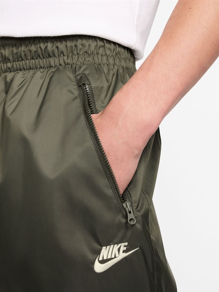Nike Green Windrunner Woven Lined Joggers - Image 3 of 3