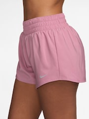 Nike Elemental Pink One Dri-FIT Mid Rise 3" Brief Lined Shorts - Image 3 of 6