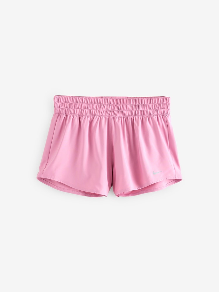 Nike Elemental Pink One Dri-FIT Mid Rise 3" Brief Lined Shorts - Image 6 of 6