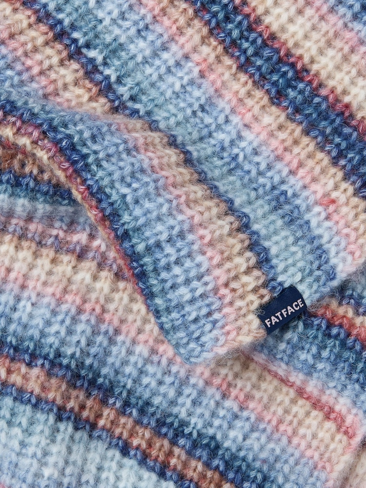 FatFace Navy Space Dye Snood - Image 2 of 2