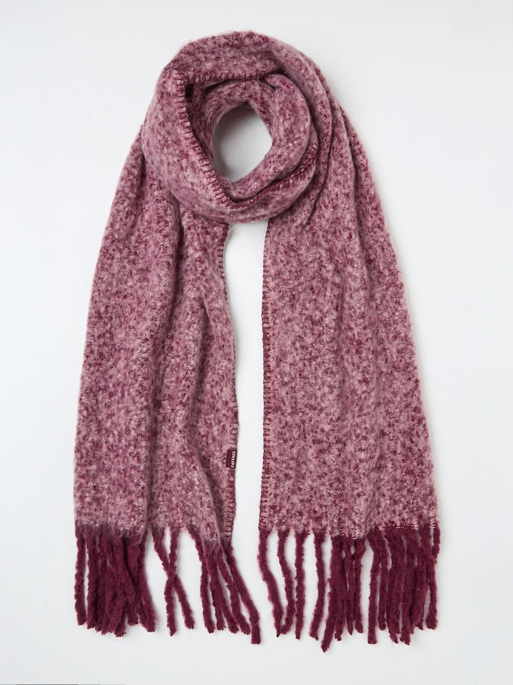 FatFace Pink Boucle Scarf - Image 1 of 3