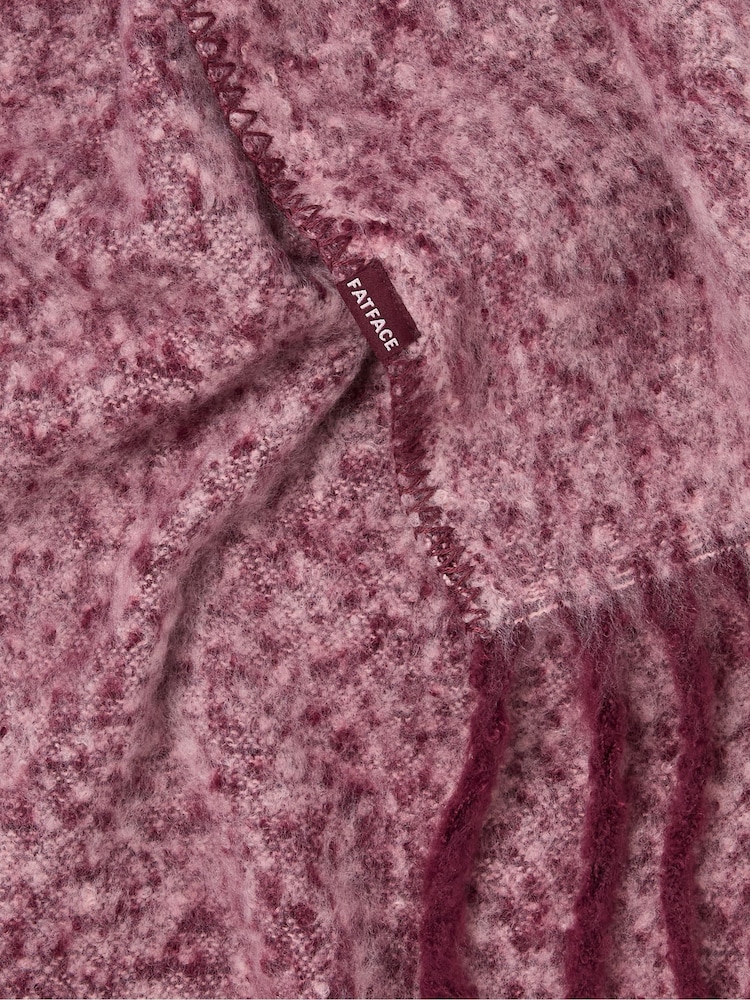 FatFace Pink Boucle Scarf - Image 3 of 3