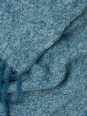 FatFace Blue Boucle Scarf - Image 2 of 2