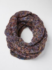 FatFace Navy Twist Snood - Image 1 of 3