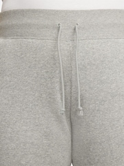 Nike Dark Grey Heather Curve Sportswear Phoenix Fleece High-Waisted Wide-Leg Sweatpants - Image 3 of 6