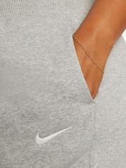 Nike Dark Grey Heather Curve Sportswear Phoenix Fleece High-Waisted Wide-Leg Sweatpants - Image 5 of 6