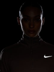 Nike Brown Dri-FIT Pacer Half Zip Running Top - Image 5 of 5