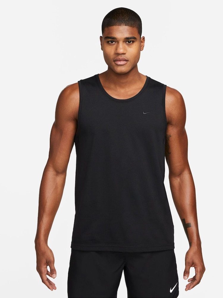 Nike Black Primary Dri-FIT Versatile Vest Top - Image 1 of 11