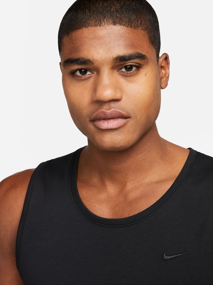 Nike Black Primary Dri-FIT Versatile Vest Top - Image 2 of 11