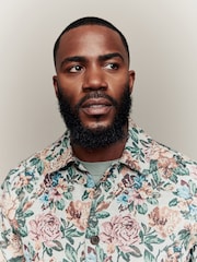 Multicolour Floral Pattern Tapestry Shacket Overshirt - Image 4 of 7