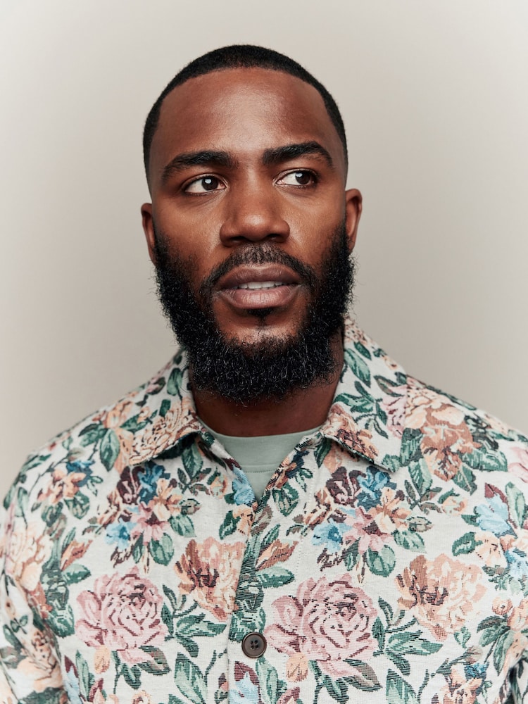 Multicolour Floral Pattern Tapestry Shacket Overshirt - Image 4 of 7