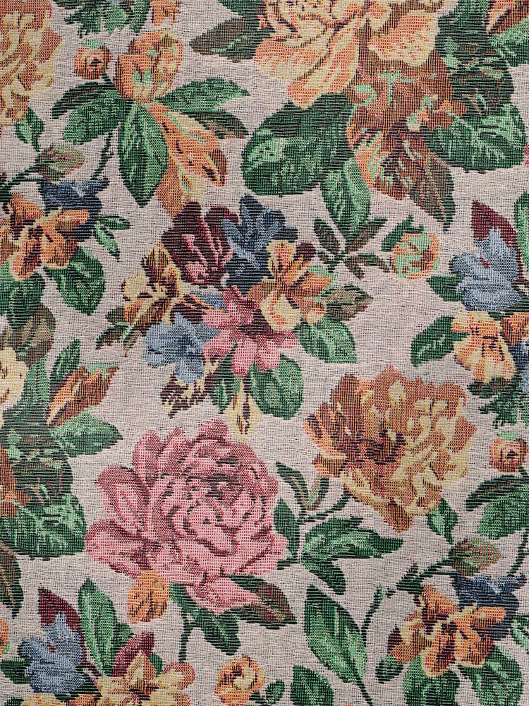 Multicolour Floral Pattern Tapestry Shacket Overshirt - Image 7 of 7