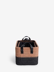 Set of 2 Natural Bronx Storage Baskets - Image 5 of 5