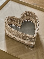 Natural Malvern Heart Storage Basket - Image 2 of 4