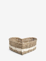 Natural Malvern Heart Storage Basket - Image 4 of 4