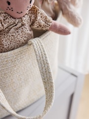 Cream Nursery Storage Rope Caddy - Image 2 of 5