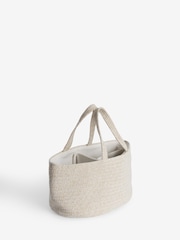 Cream Nursery Storage Rope Caddy - Image 3 of 5