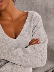 Grey Cressida Knit Jumper - Image 5 of 6