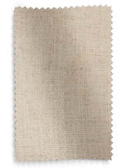 Natural Woven Subtle Stripe Linen Blend Eyelet Lined Curtains - Image 7 of 7