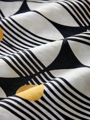 Monochrome/Yellow Geometric Print Long Sleeve Shirt - Image 5 of 5