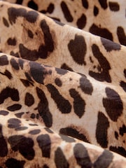 Brown Leopard Print Long Sleeve Shirt - Image 7 of 7