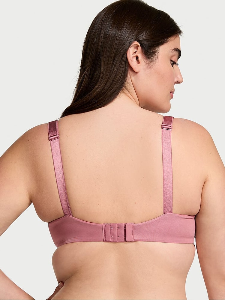 Victoria's Secret Vintage Rose Pink Push Up Shine Strap Bra - Image 2 of 3