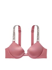 Victoria's Secret Vintage Rose Pink Push Up Shine Strap Bra - Image 3 of 3